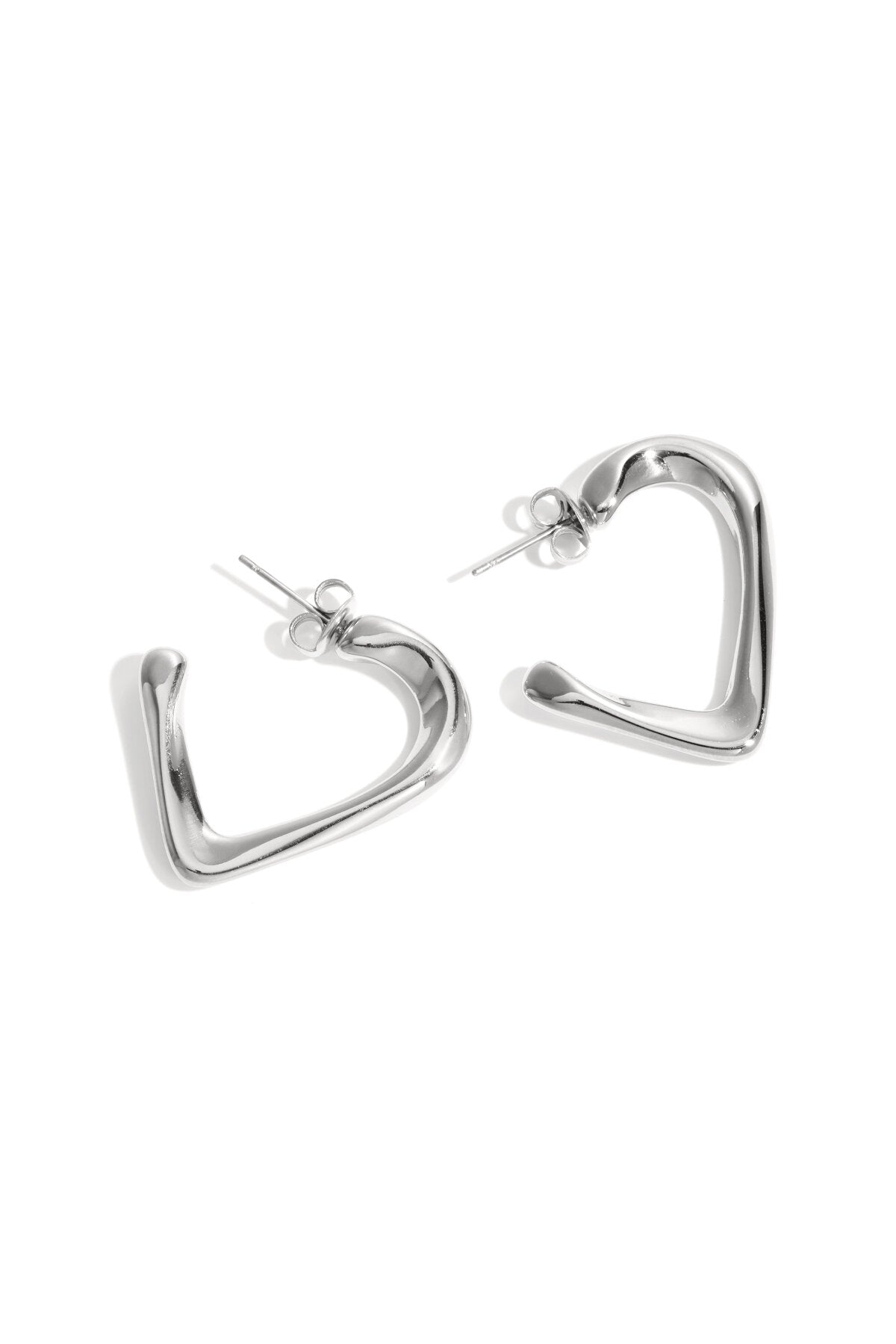 Simple Heart Hoop-oorbellen - Tijdloze elegantie