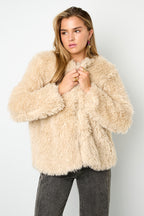 Geweven Polyestervezel Vrouwen Jas Elegant Solide Kleur Herfst/Winter
