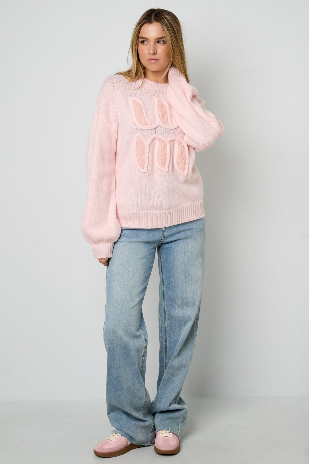 Gebreide Truien Casual Letters