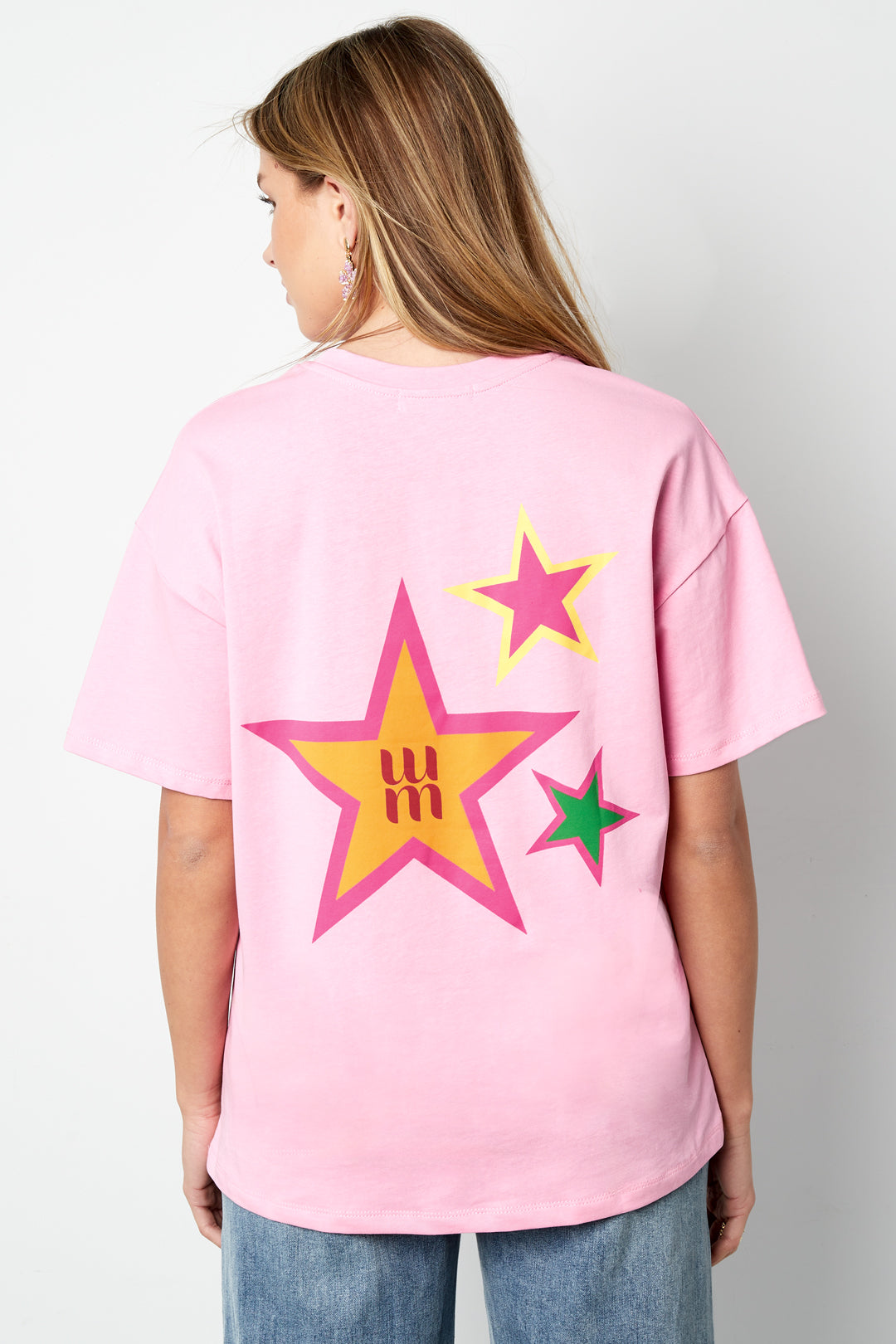T-shirt Casual Ster Borduurwerk
