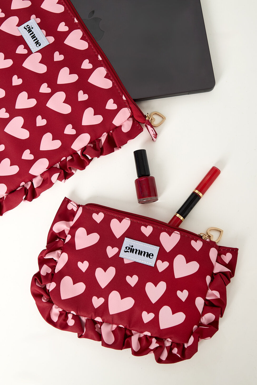 Make-Uptassen Hart Casual Polyester Valentijnsdag Accessoires