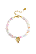 Armbanden Met Stenen Kralen, Hartvormig, Vakantiethema, Dagelijkse Romantische Serie, Damessieraden