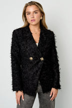 Blazer Met Textuur
