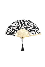 Opvouwbare Waaier Met Zebraprint