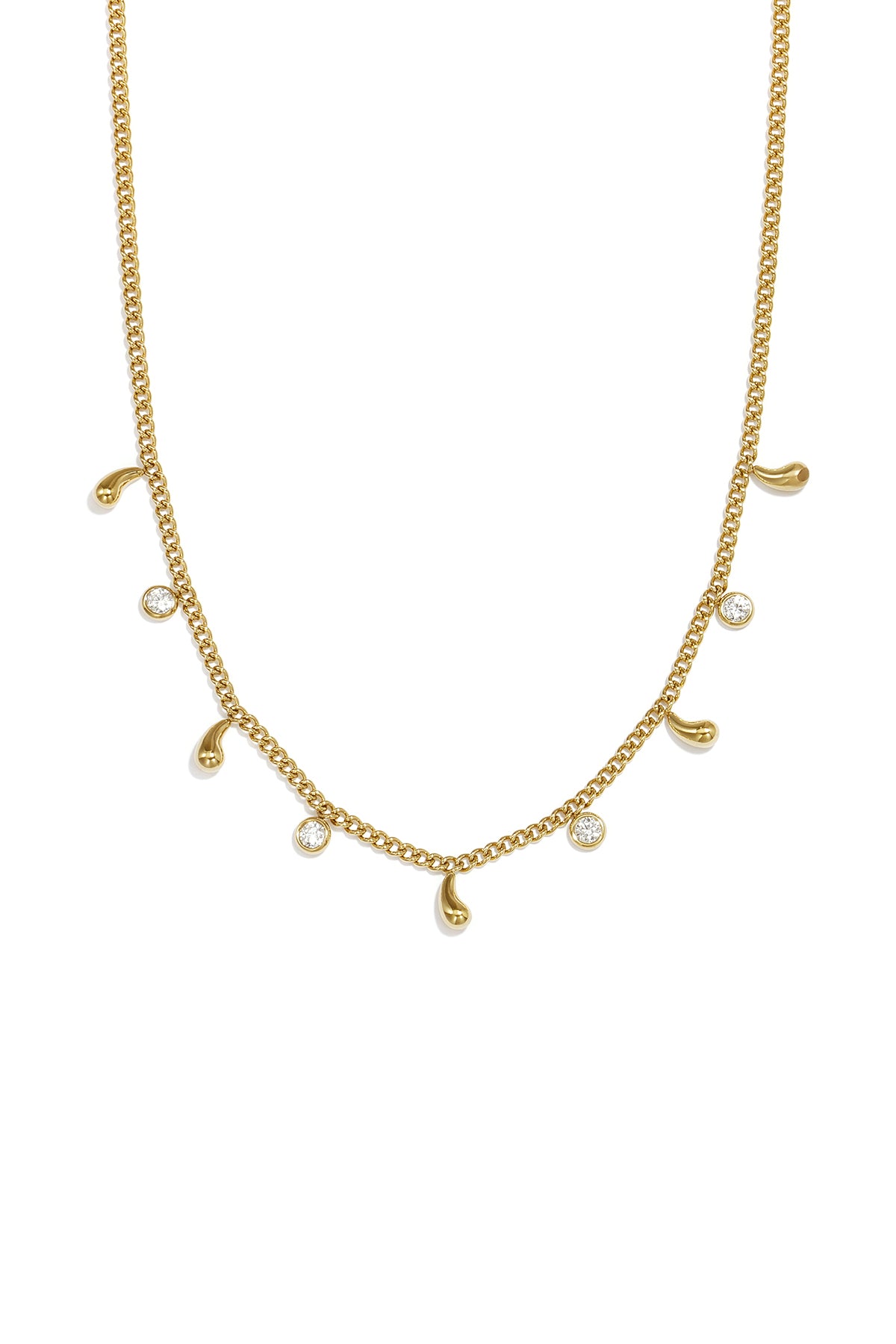Elegante Rijnsteencollier