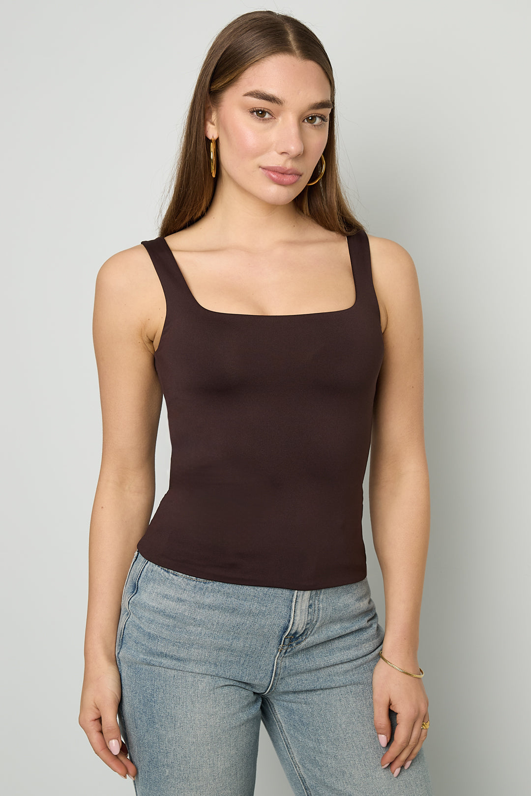 Elegante mouwloze gebreide top voor alle seizoenen