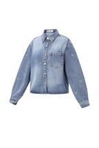 Stijlvolle Blauwe Denim Jasje