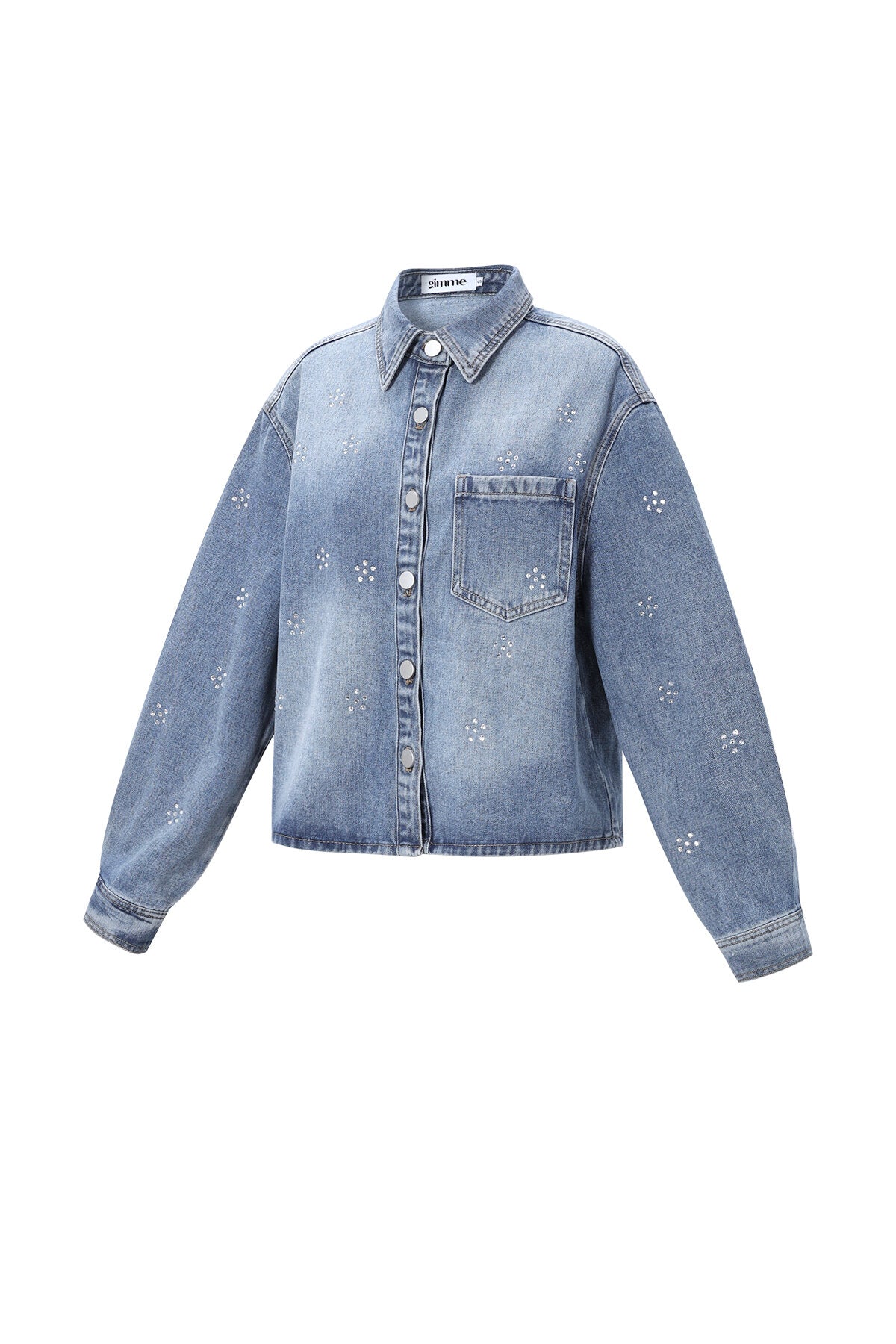Stijlvolle Blauwe Denim Jasje