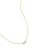 Elegante Elips Rijnsteen Hanger Ketting