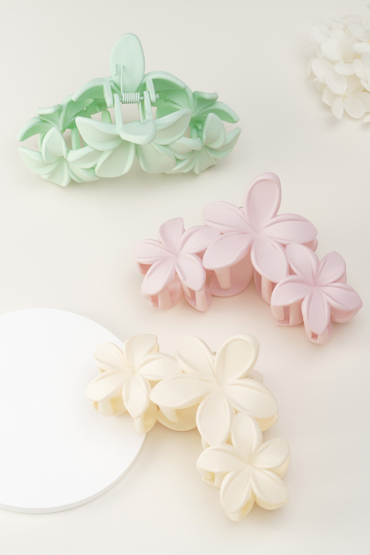 Haarclip Met Grote Bloemen