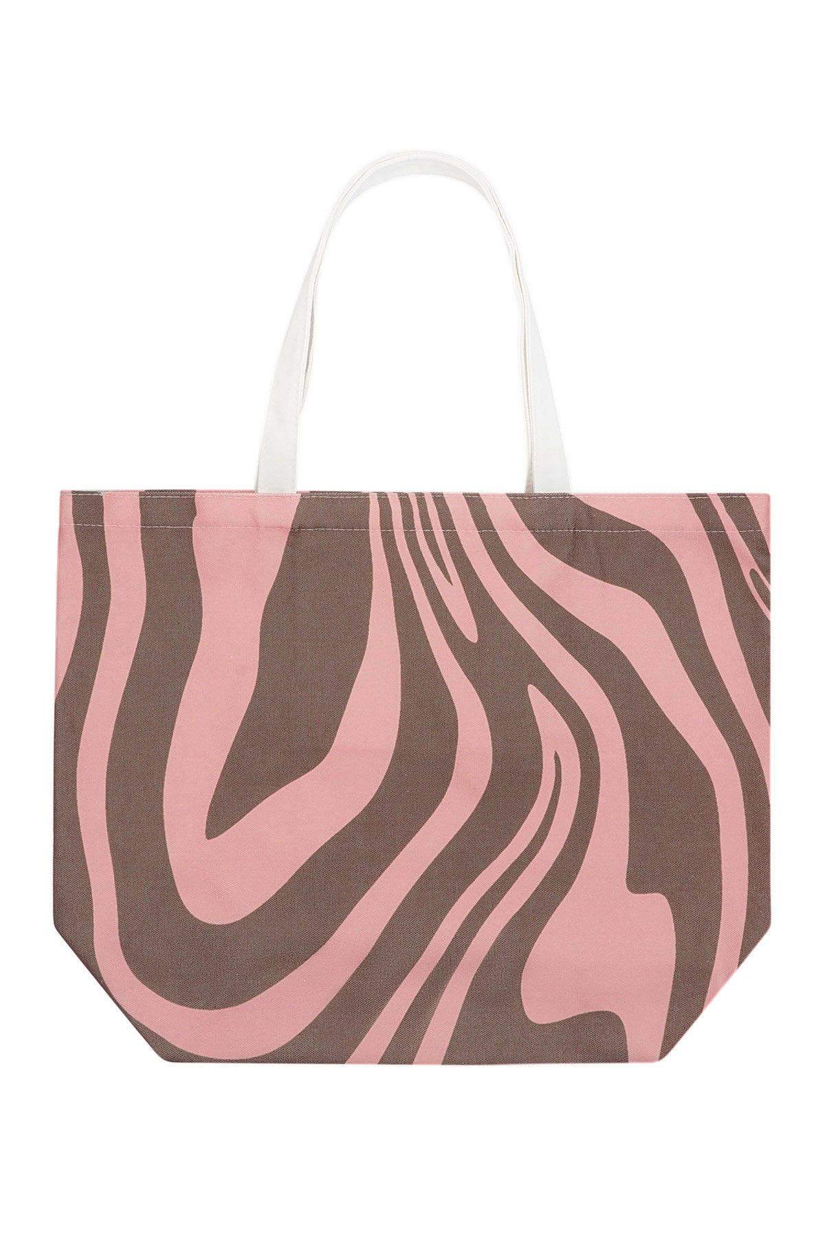 Canvas Shopper Zebraprint