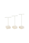 3 Stenen Oorbellen Displays