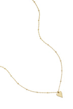 Ketting Met Bolletjes En Hartbedel