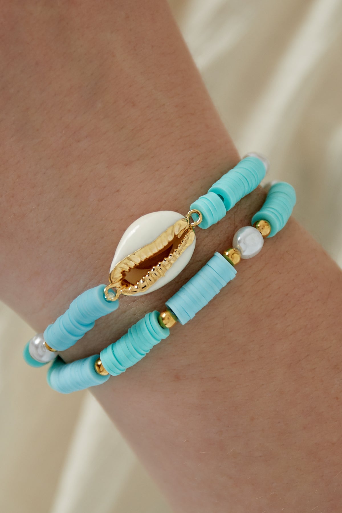 Bloesem Schelp Armband