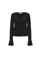 Lange Mouwen Top Elegante Ruches
