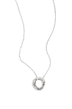 Elegante Stalen Cirkel Hangertje Halsketting