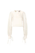 Glanzende Parelblouse