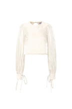 Glanzende Parelblouse