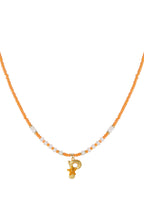 Vrolijke Kralen Initialen Ketting Met Bedels