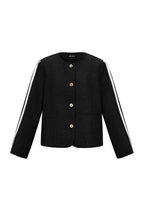 Geweven Polyestervezel Vrouwen Jas Elegant Ruit Herfst/Winter
