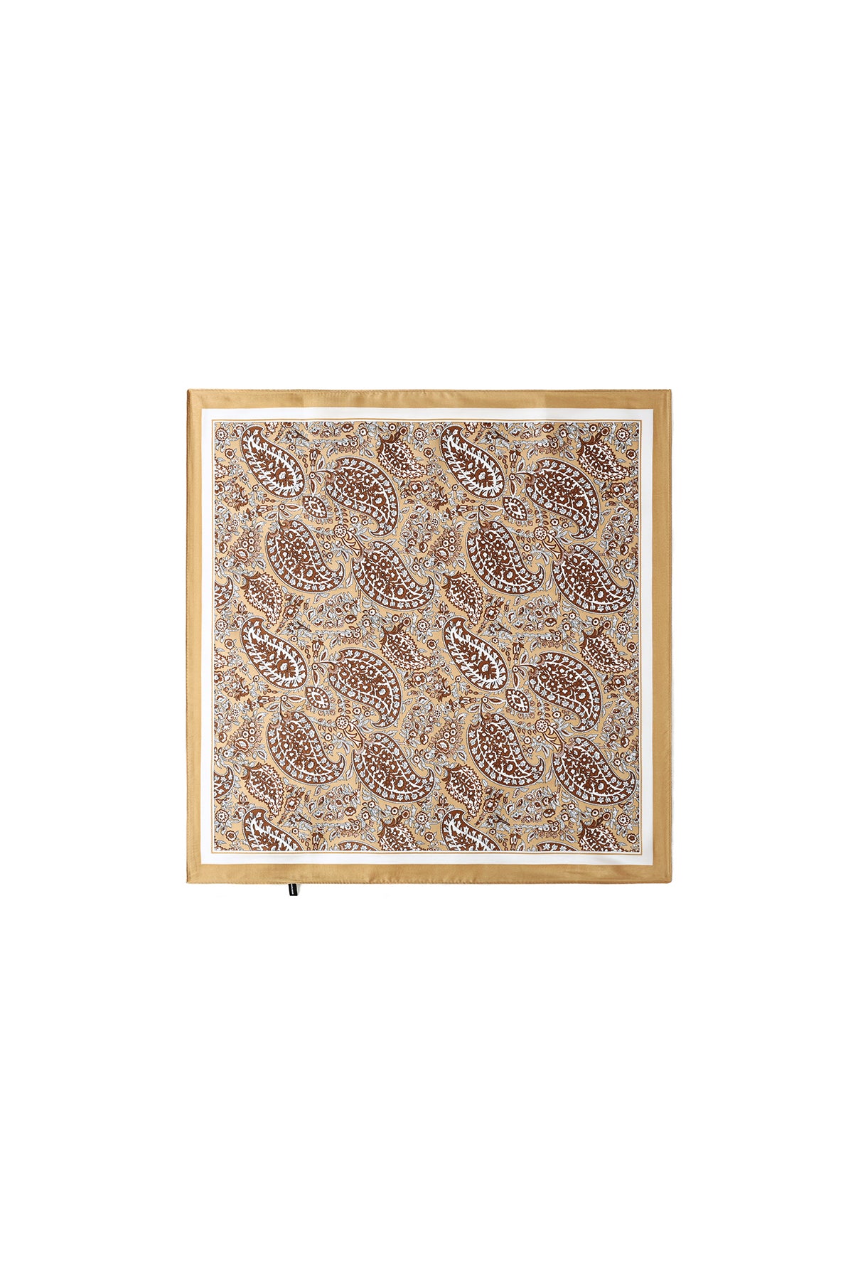 Elegante Bruine Paisley Zomer Sjaal