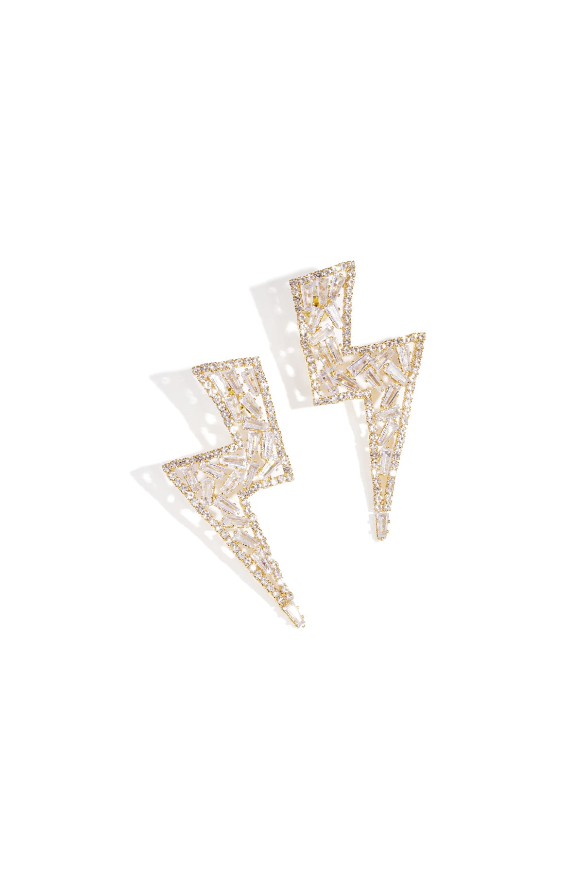 Koperen Oorbellen Geometrisch Elegant Kerst Luxe Serie