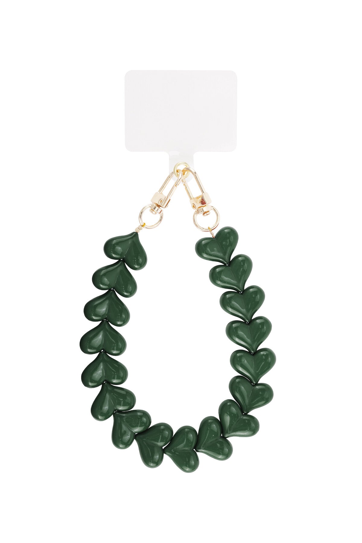 Acryl Hart Telefoonketting