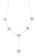 Y - Vormige Ketting Met Golvende Harten