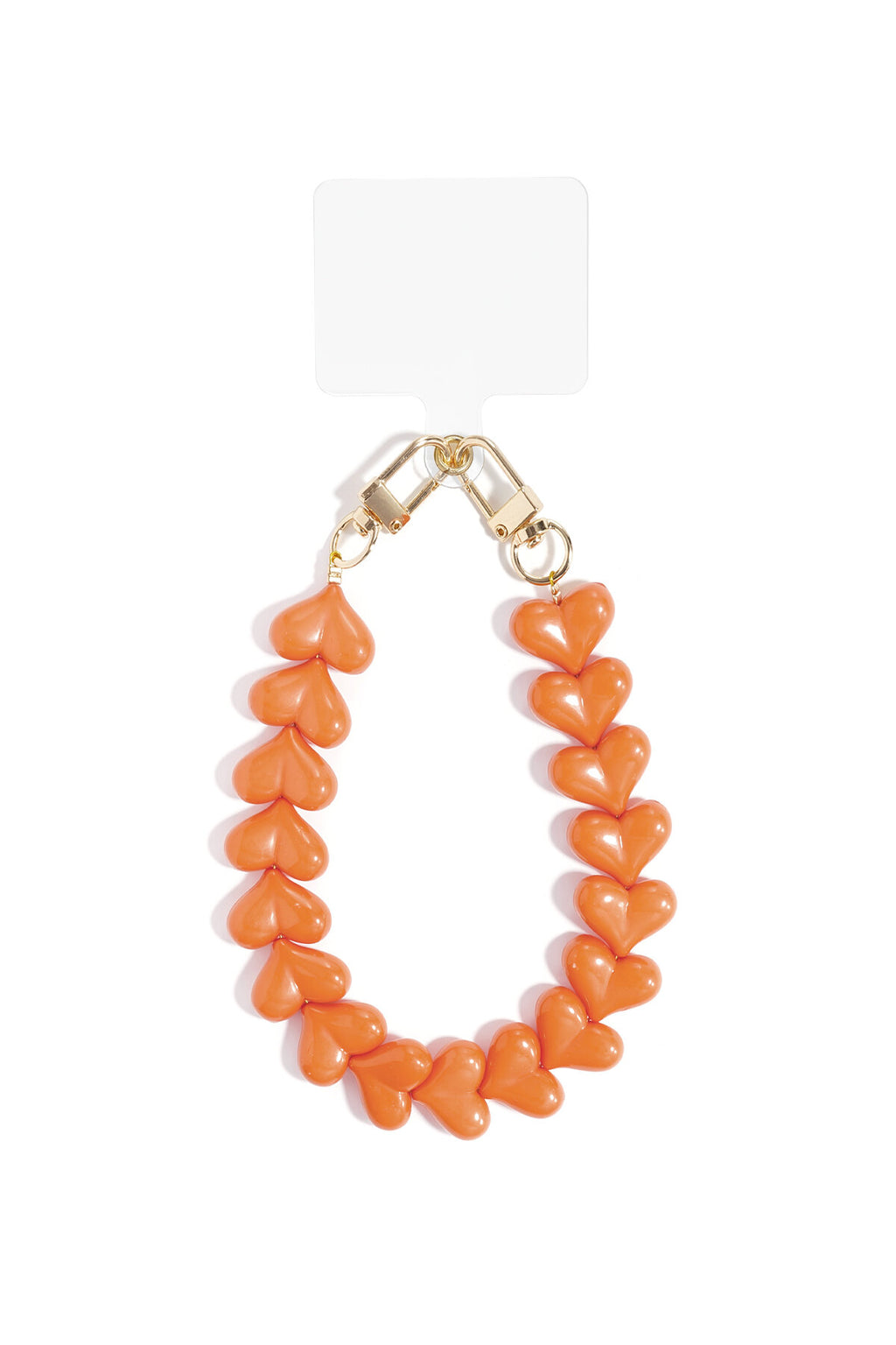 Acryl Hart Telefoonketting