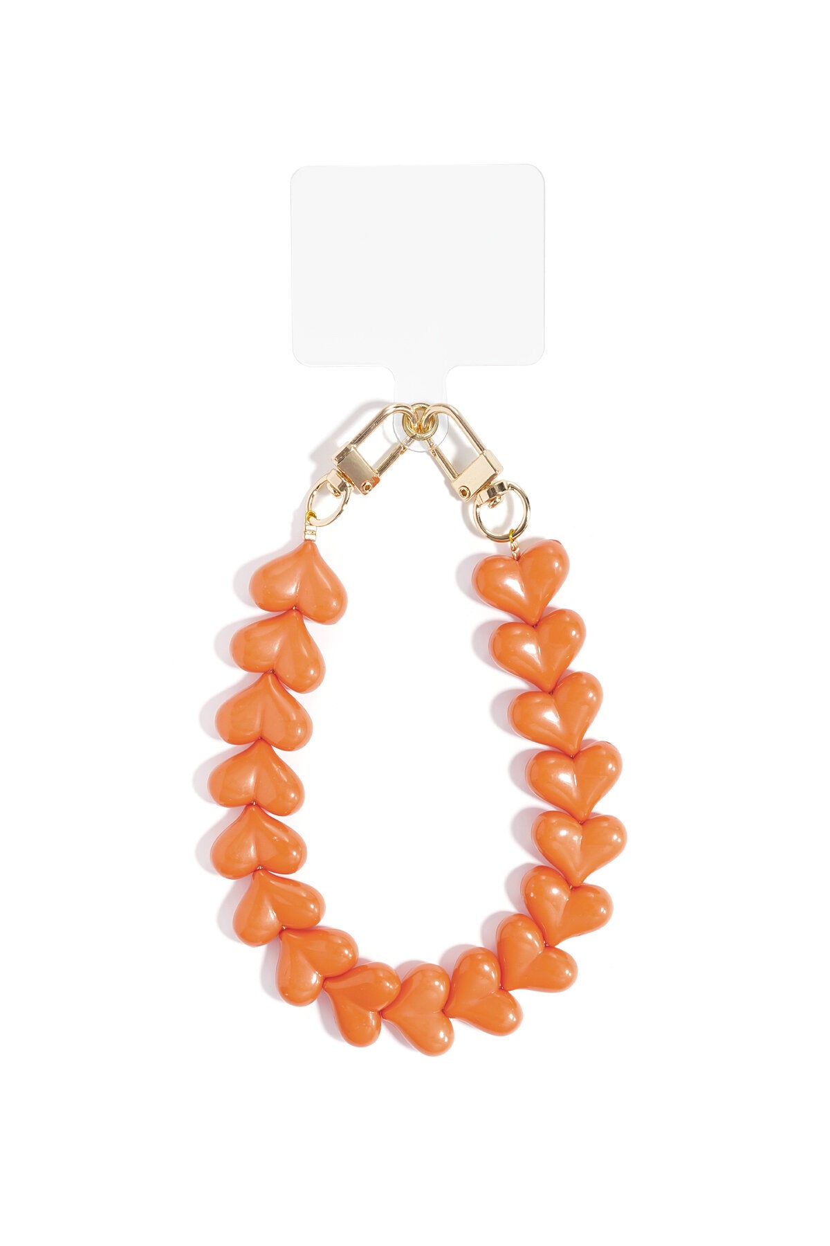 Acryl Hart Telefoonketting