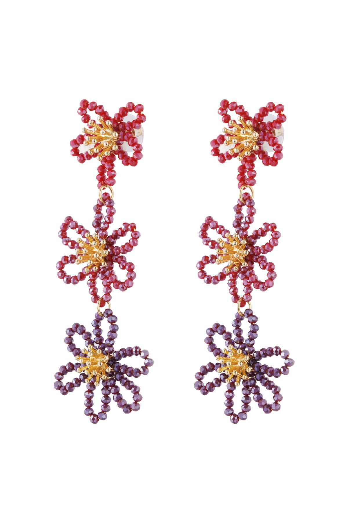 Flower Party Statement Oorbellen
