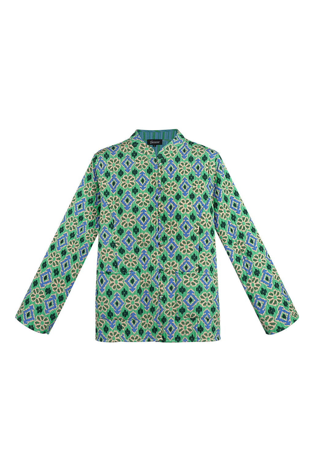 Boho Stijlvol Groen Rayon Jasje