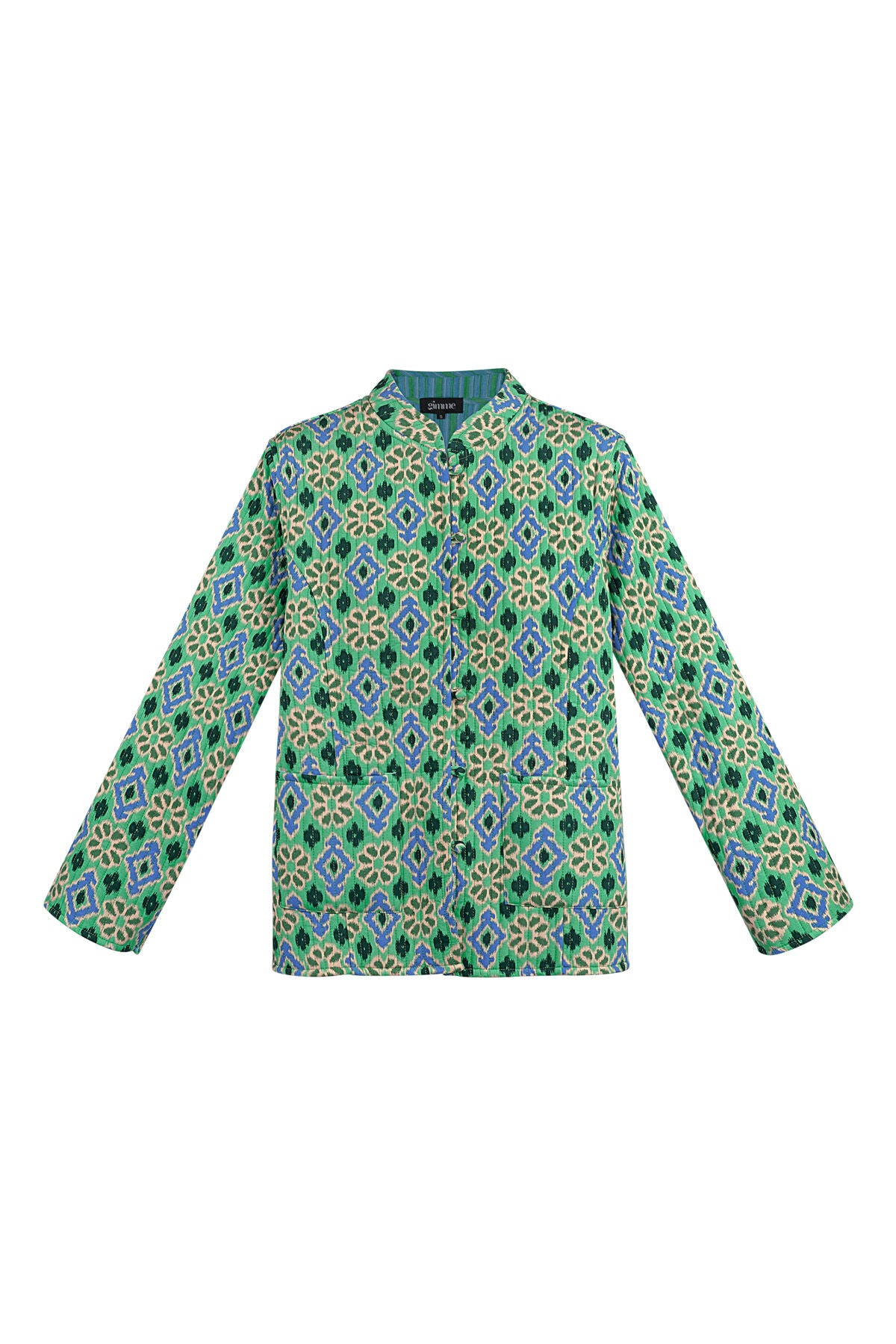 Boho Stijlvol Groen Rayon Jasje