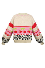 Gebreide Vrouwen Cardigan Herfst/Winter Kleurblok