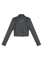 Polyester Cotton Blend Vrouwen Suit Set Conservatief Strepen