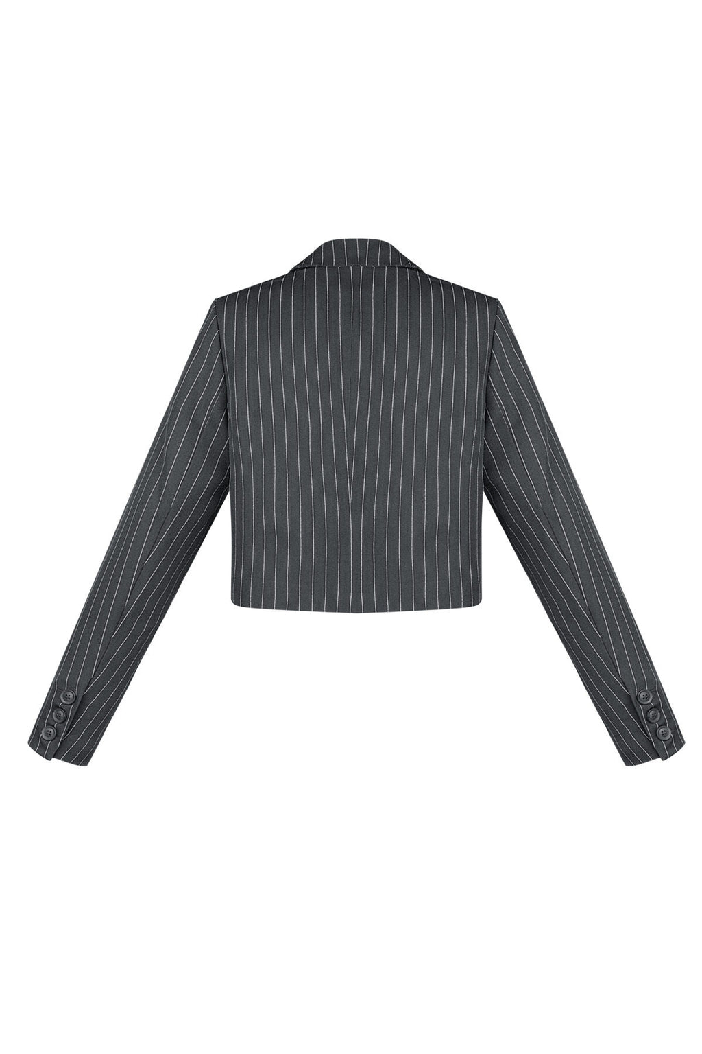 Polyester Cotton Blend Vrouwen Suit Set Conservatief Strepen