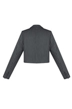 Polyester Cotton Blend Vrouwen Suit Set Conservatief Strepen