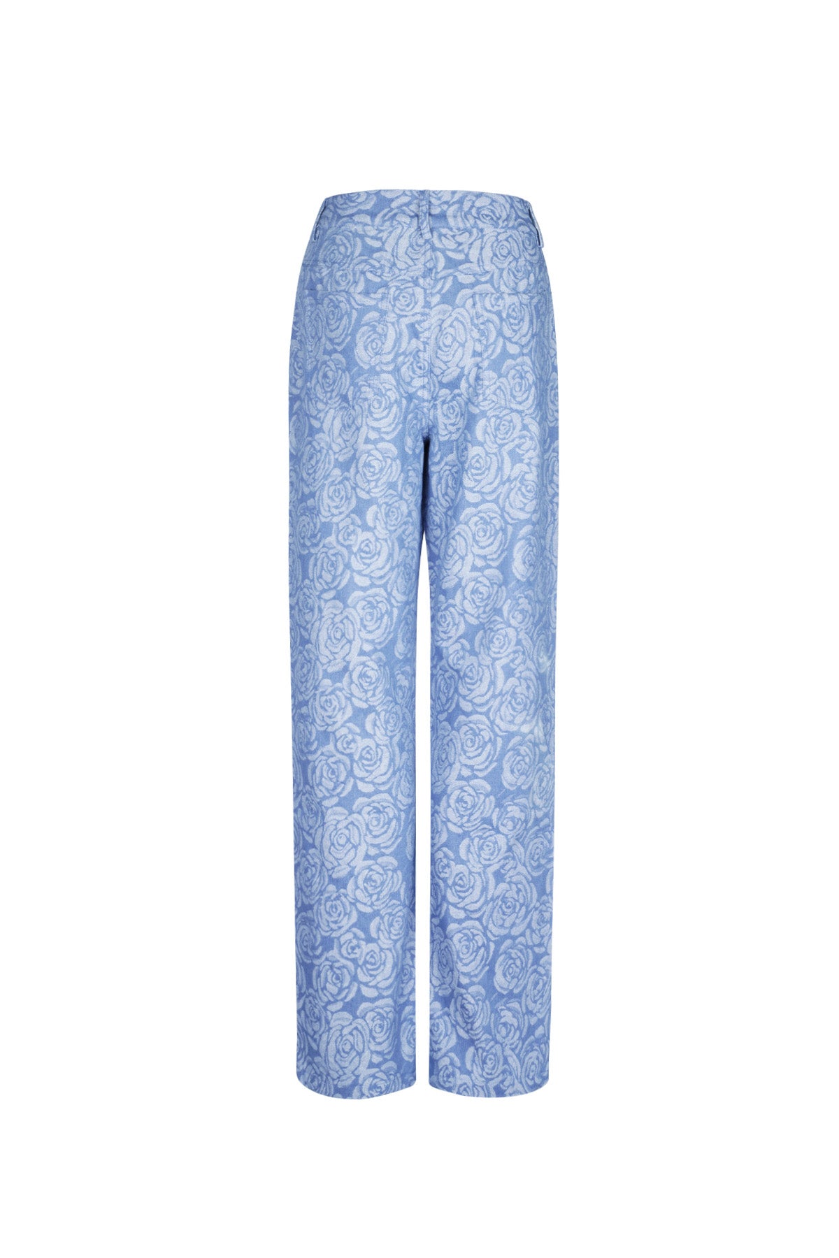 Vrouwen Rechte Broek Casual Bloemenprint
