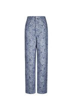 Vrouwen Rechte Broek Casual Bloemenprint