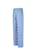 Cotton Woven Vrouwen Rechte Broek Plaid Casual