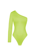 Een-schouder Bodysuit Asymmetrisch Ontwerp