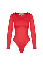 Lange Mouw Bodysuit Hoge Stretch Passend
