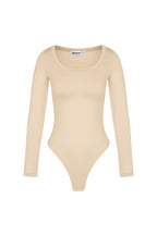 Lange Mouw Bodysuit Hoge Stretch Passend