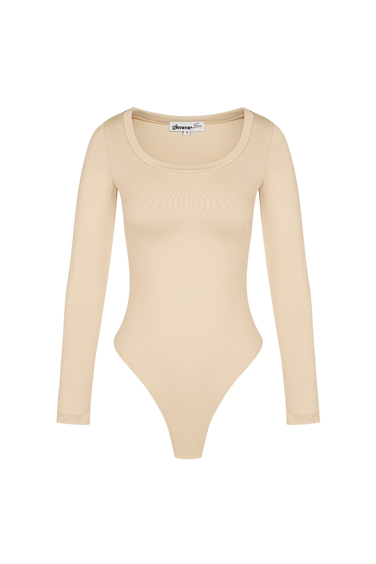 Lange Mouw Bodysuit Hoge Stretch Passend