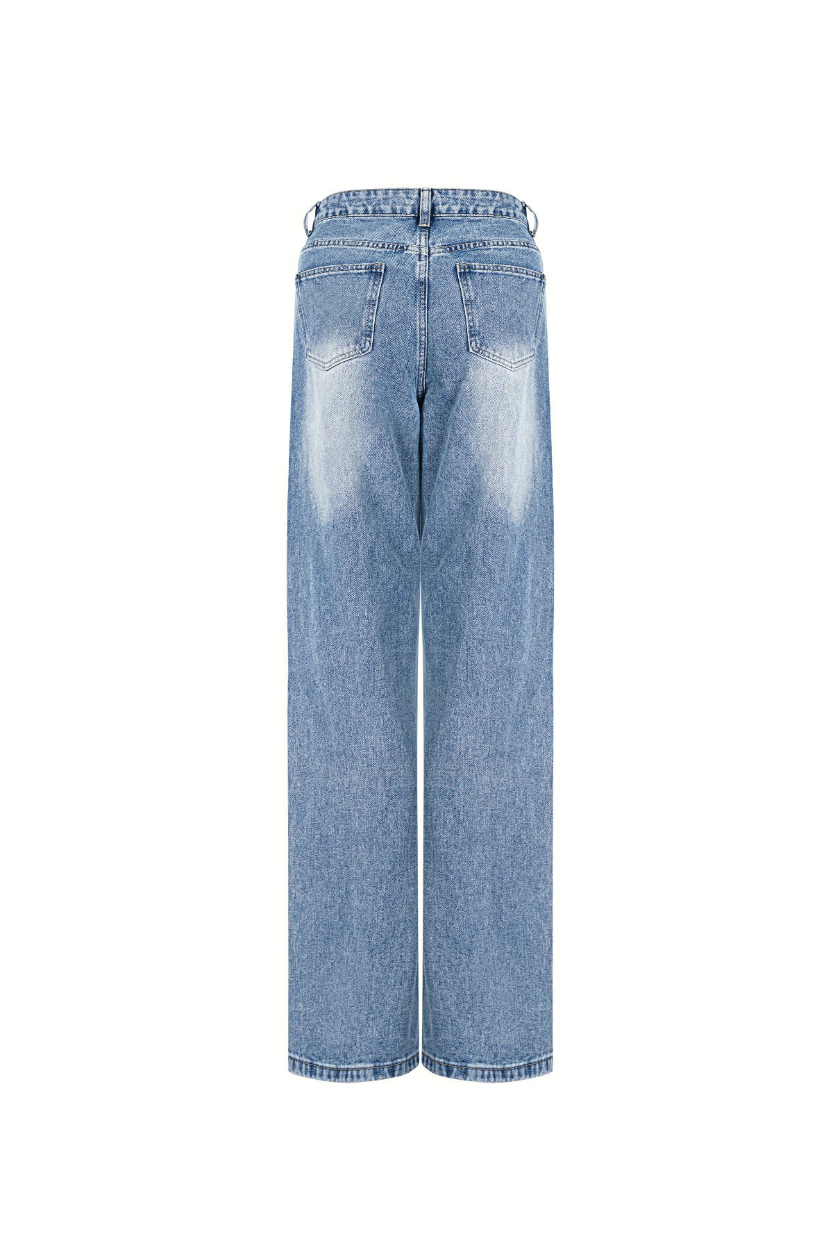 Straight Leg Jeans Ripped