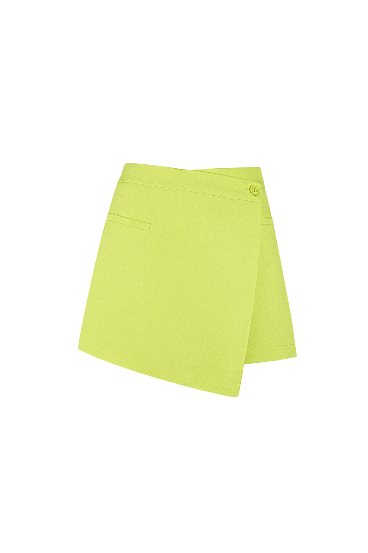 Minirok Asymmetrische Wrap Ontwerp