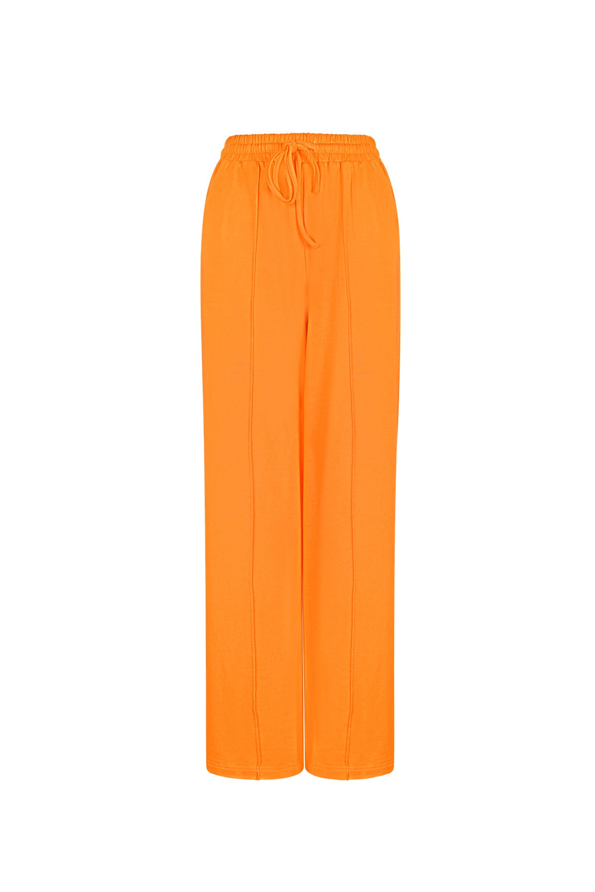 Wide Leg Pants Comfortabele Trekkoord Taille