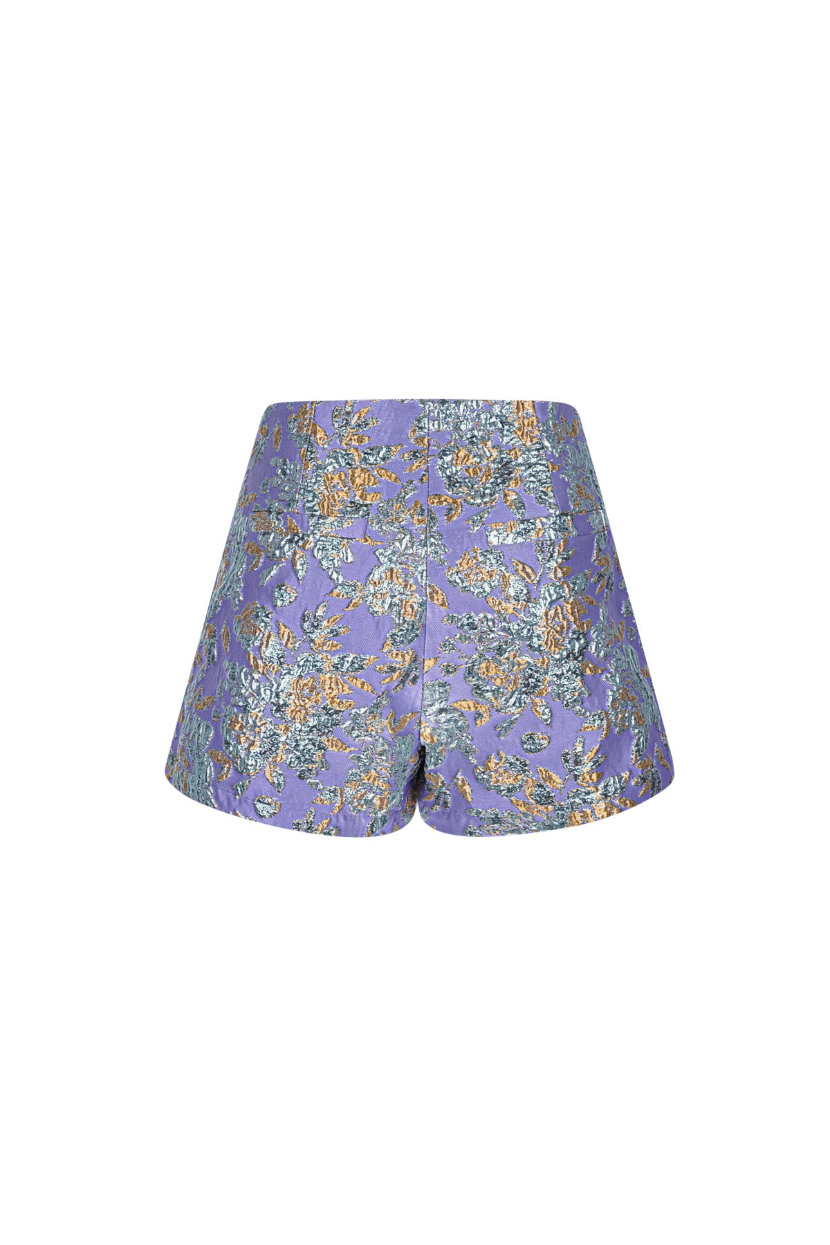 Hoge Taille Shorts Bloemenprint