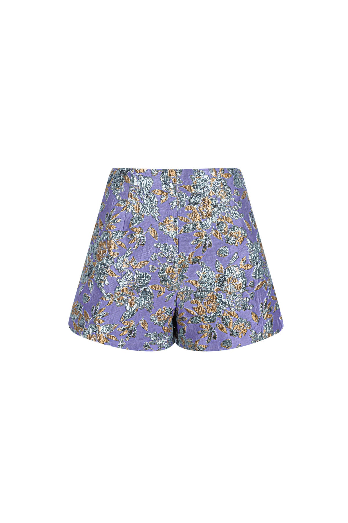 Hoge Taille Shorts Bloemenprint