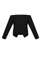 Vrouwen Off-Shoulder Lange Mouw Top Gesloten Voorkant Ontwerp